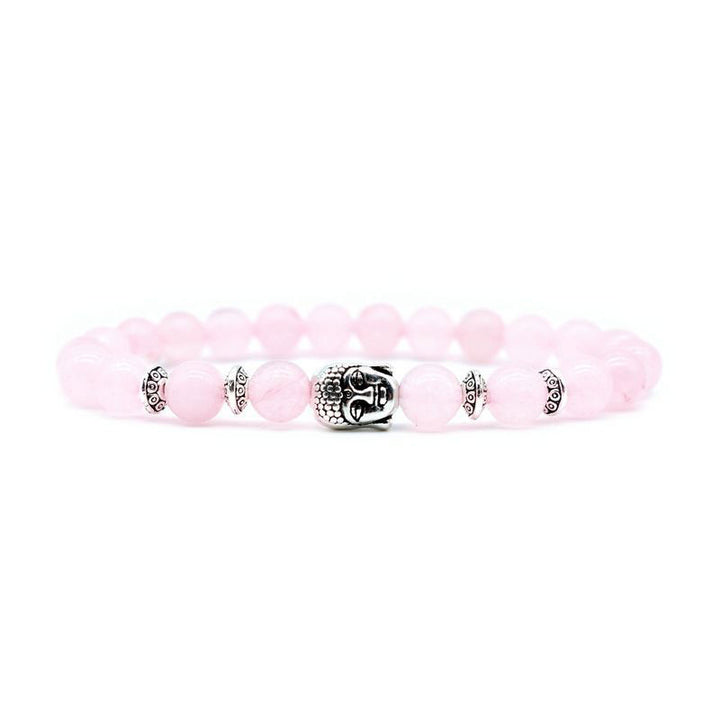 Bracelet de guérison d'amour en améthyste avec Buddha Stones