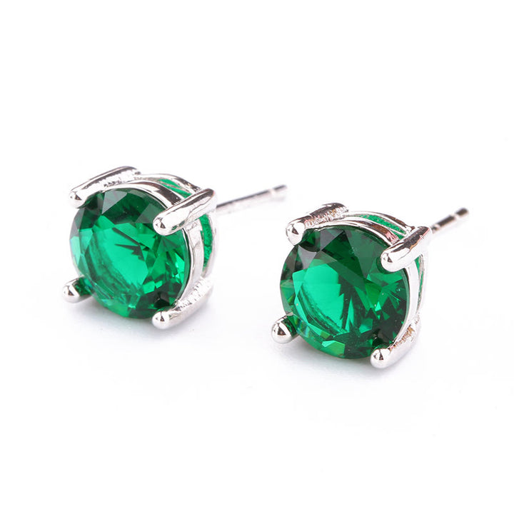 Boucles d'oreilles d'amour en améthyste avec pierres précieuses naturelles de Buddha Stones - Cristal vert - image 12