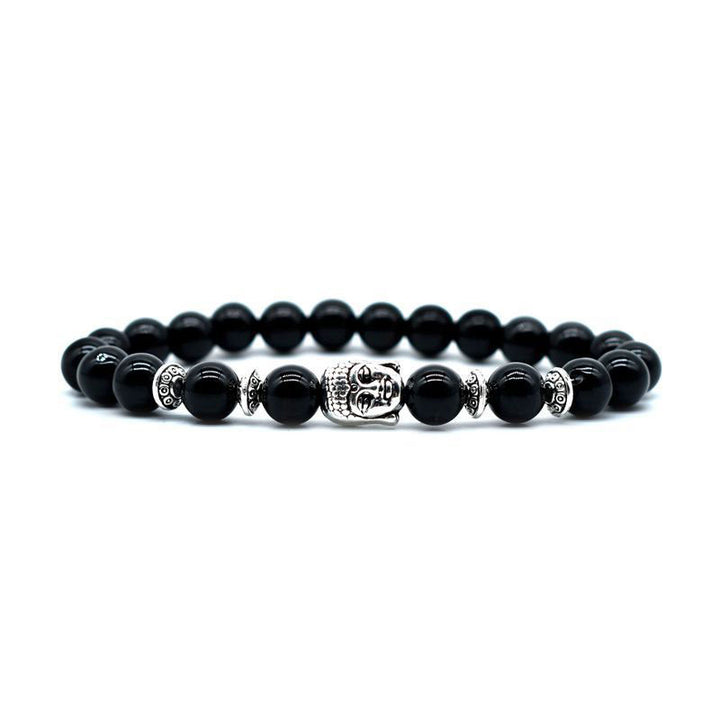 Bracelet de guérison d'amour en améthyste avec Buddha Stones
