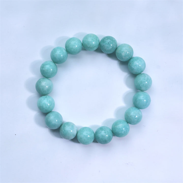 Bracelet de confiance en perles d'amazonite naturelles de Buddha Stones