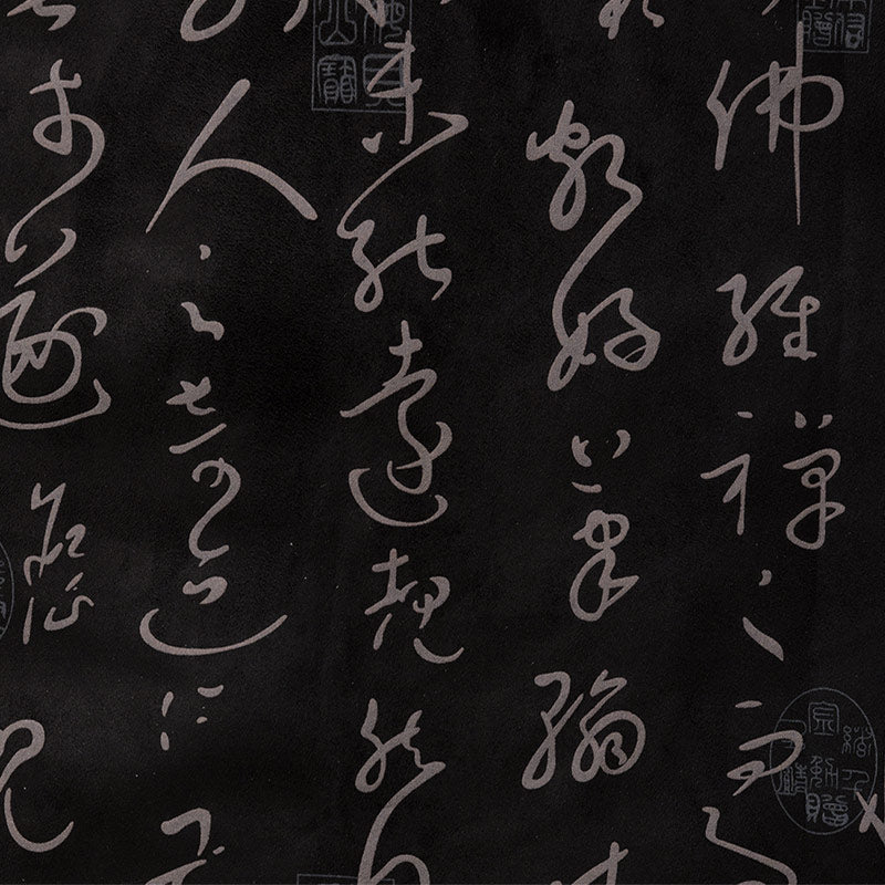 Buddha Stones Calligraphie chinoise Vêtements Veste Manteau Costume Tang Vêtements pour hommes