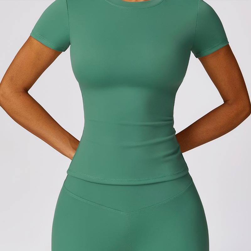 T-shirt à manches courtes pour femmes Buddha Stones, haut, leggings taille haute, pantalon pour le sport, le yoga - image 31