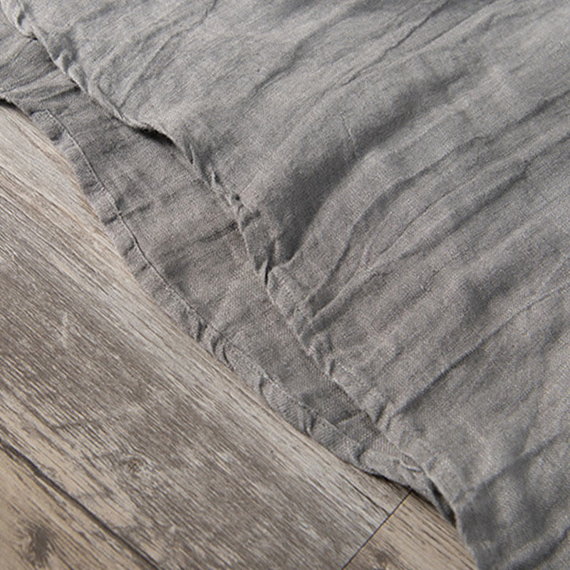 Chemise à manches longues et demi-boutonnée en coton et lin avec Buddha Stones , couleur unie, vêtements pour hommes - image 8