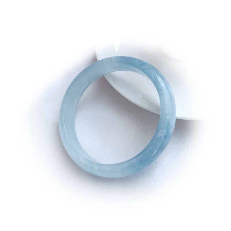 Bracelet de bénédiction en aigue-marine naturelle de Buddha Stones