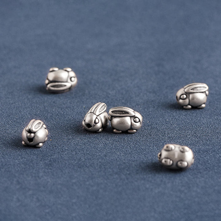 Bracelet de cheville porte-bonheur en argent sterling 999 fait à la main avec Buddha Stones