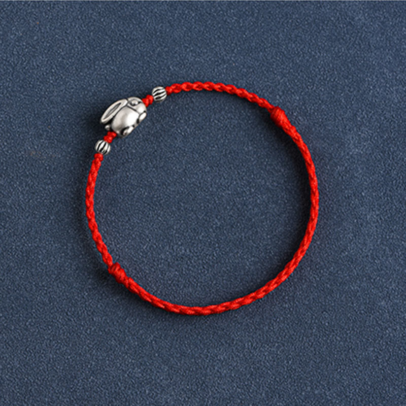 Bracelet de cheville porte-bonheur en argent sterling 999 fait à la main avec Buddha Stones