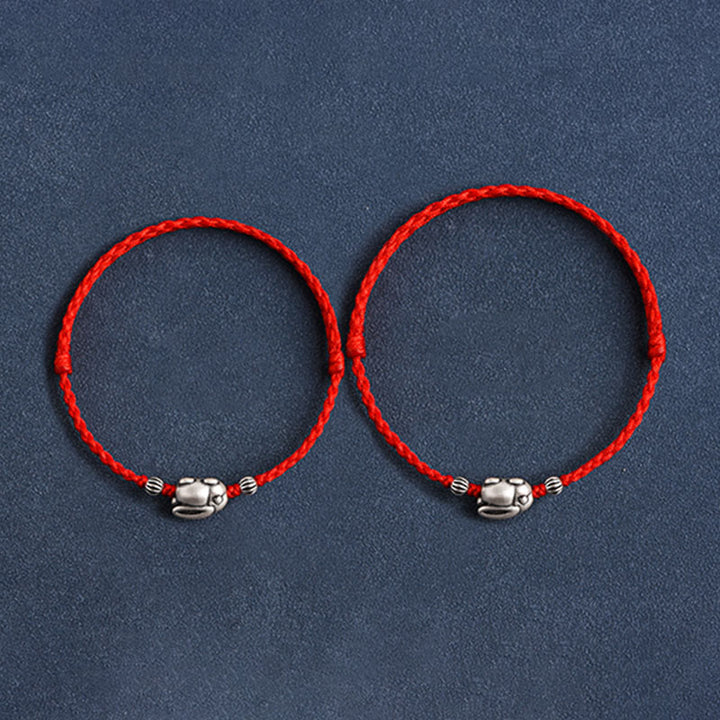 Bracelet de cheville porte-bonheur en argent sterling 999 fait à la main avec Buddha Stones