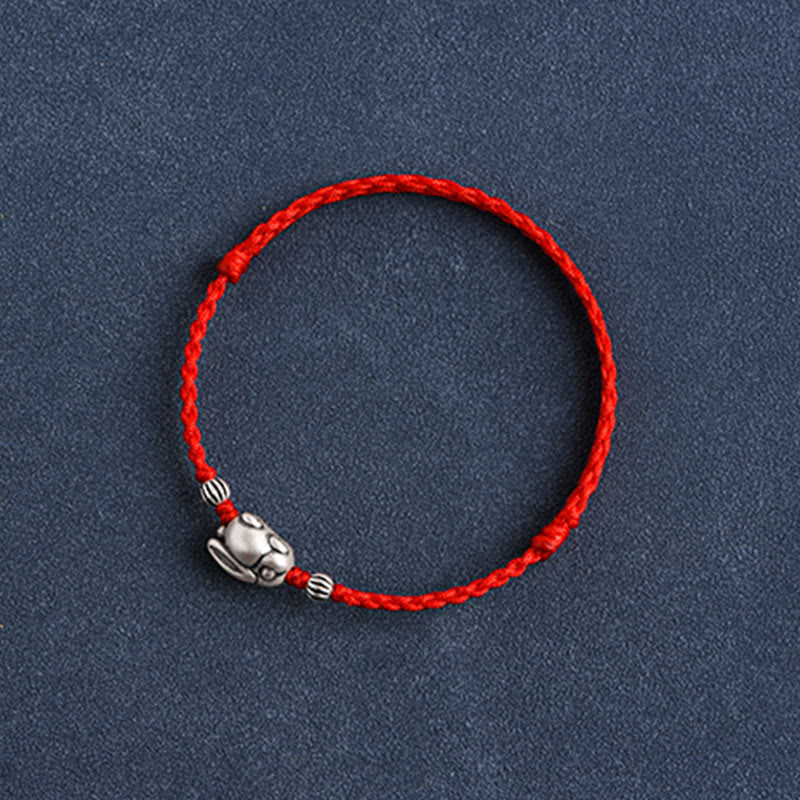 Bracelet de cheville porte-bonheur en argent sterling 999 fait à la main avec Buddha Stones