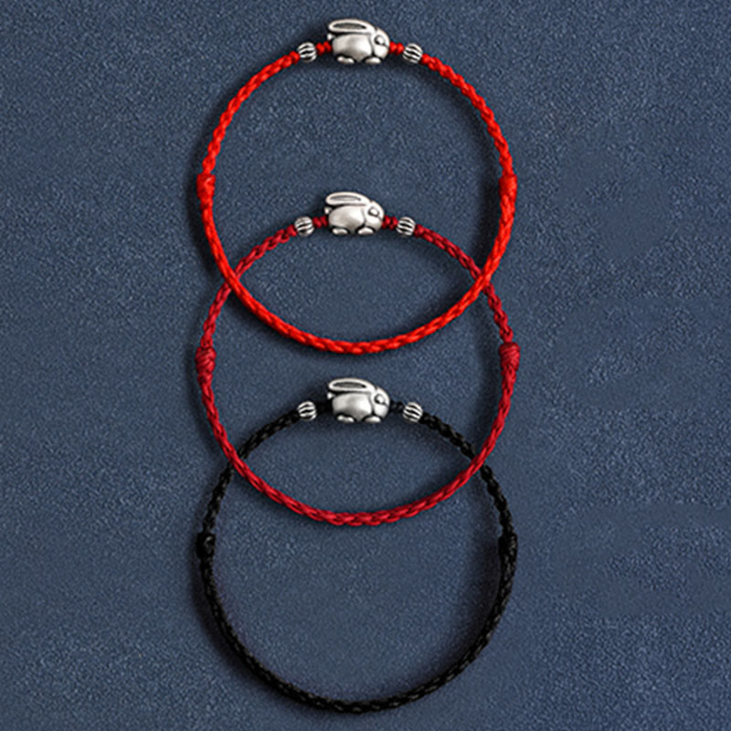 Bracelet de cheville porte-bonheur en argent sterling 999 fait à la main avec Buddha Stones