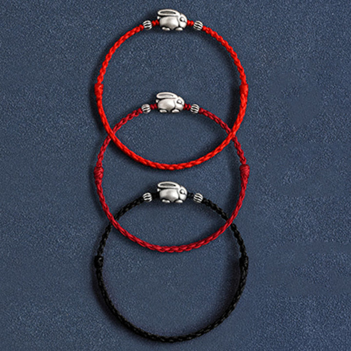 Bracelet de cheville porte-bonheur en argent sterling 999 fait à la main avec Buddha Stones