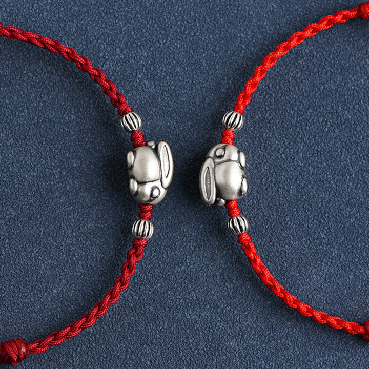 Bracelet de cheville porte-bonheur en argent sterling 999 fait à la main avec Buddha Stones