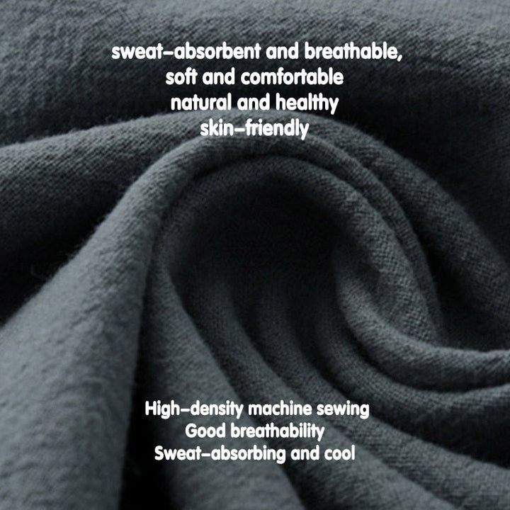 Chemise à manches longues et pantalon à boutons de grenouille Buddha Stones Tang pour homme - image 8