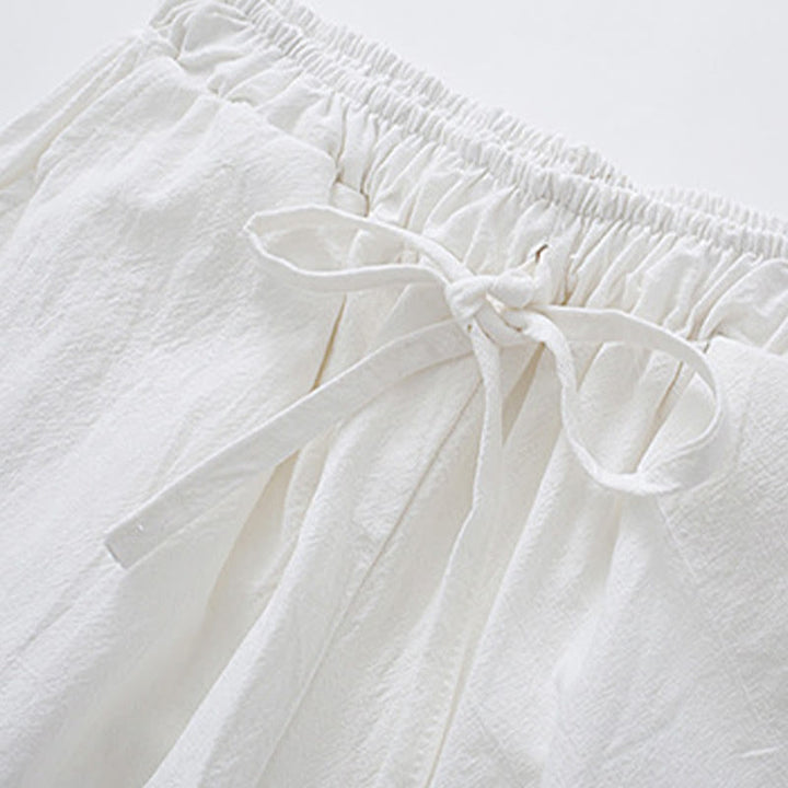 Chemise à manches longues et pantalon pour homme avec boutons de grenouille et Buddha Stones - image 9