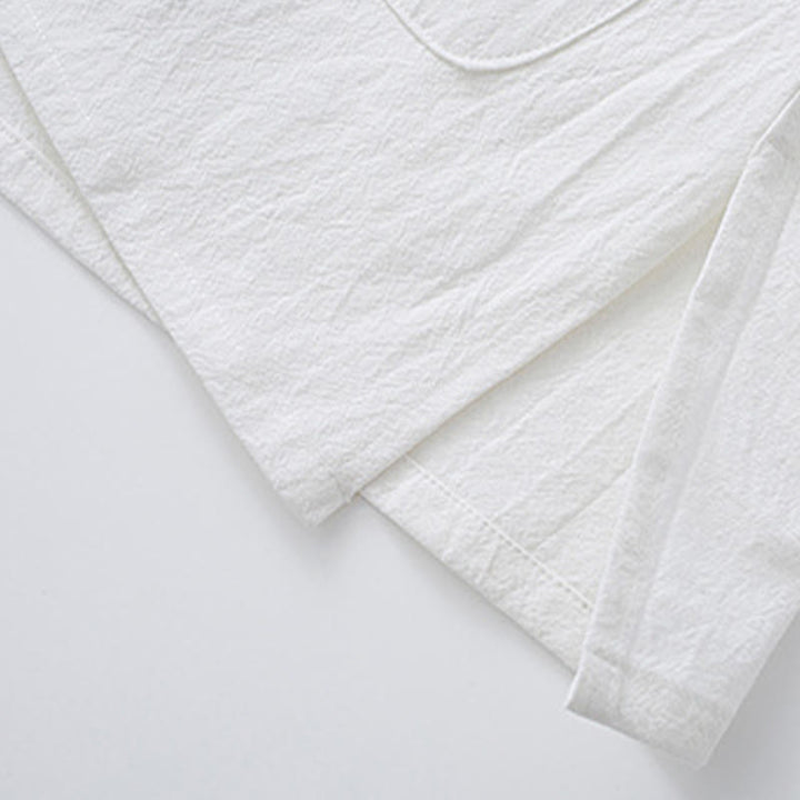 Chemise à manches longues et pantalon pour homme avec boutons de grenouille et Buddha Stones - image 8