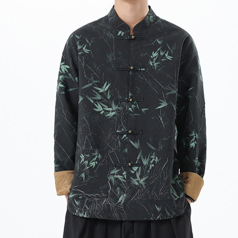 Chemise à manches longues en élasthanne pour homme avec imprimé Buddha Stones - image 6
