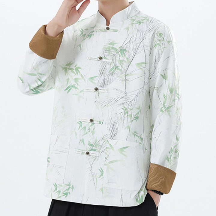 Chemise à manches longues en élasthanne pour homme avec imprimé Buddha Stones - image 16