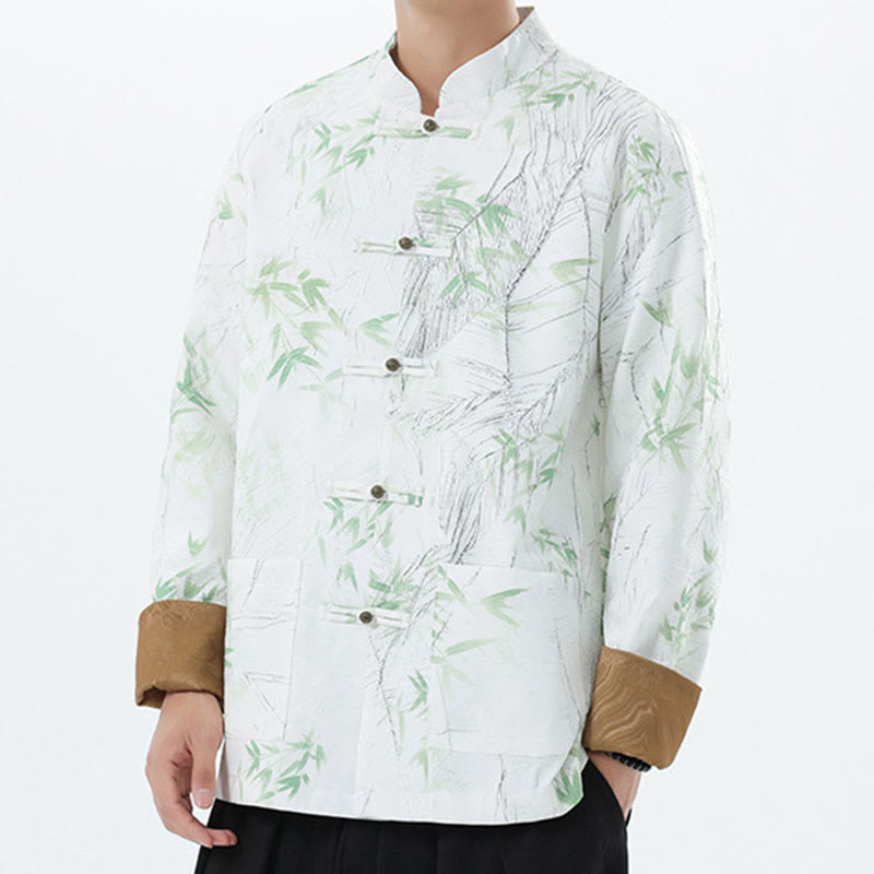 Chemise à manches longues en élasthanne pour homme avec imprimé Buddha Stones - image 21