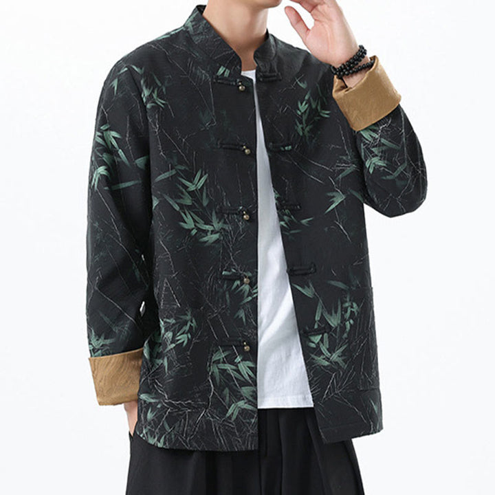 Chemise à manches longues en élasthanne pour homme avec imprimé Buddha Stones - image 4