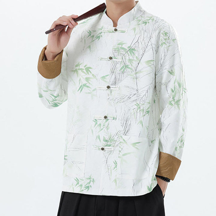 Chemise à manches longues en élasthanne pour homme avec imprimé Buddha Stones - image 18