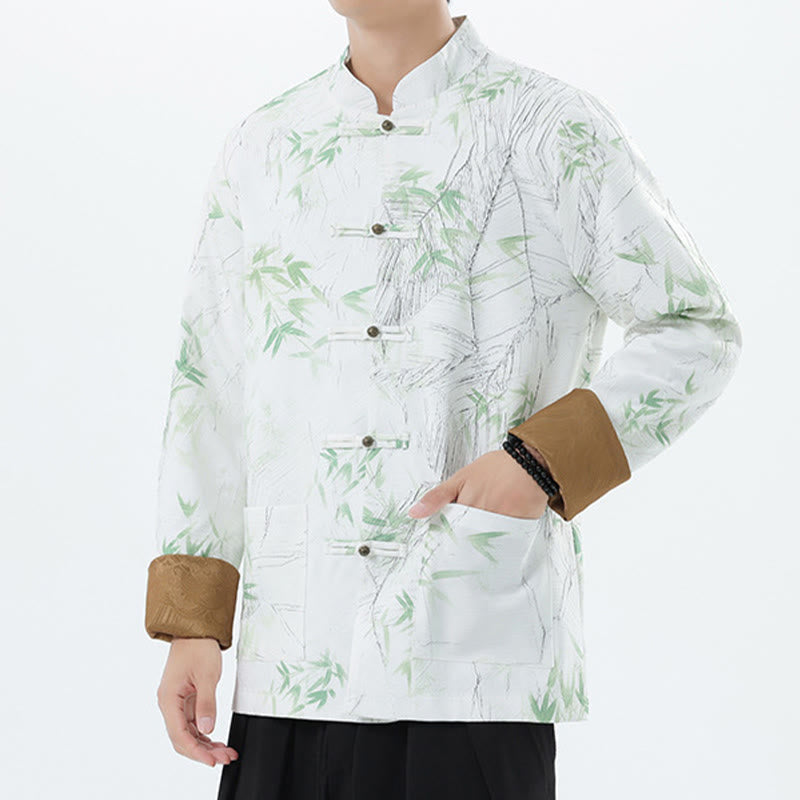 Chemise à manches longues en élasthanne pour homme avec imprimé Buddha Stones - image 24