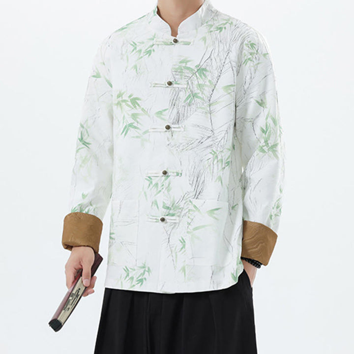 Chemise à manches longues en élasthanne pour homme avec imprimé Buddha Stones - image 17