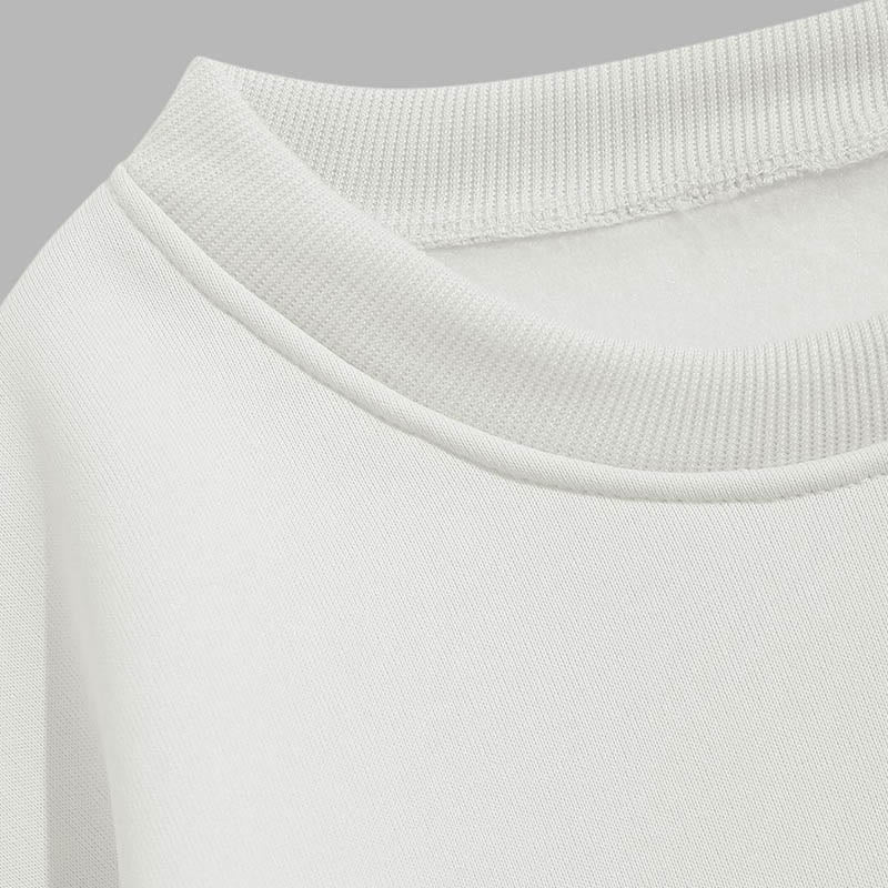 Sweat-shirt à col rond doublé en polaire Buddha Stones CE QUE VOUS PENSEZ DEVENIR