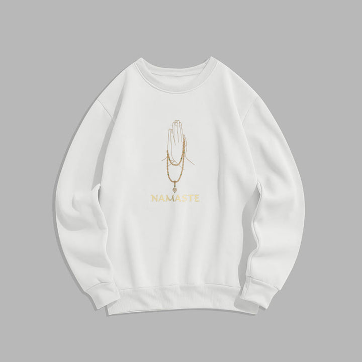 Sweat-shirt doublé polaire Buddha Stones NAMASTE