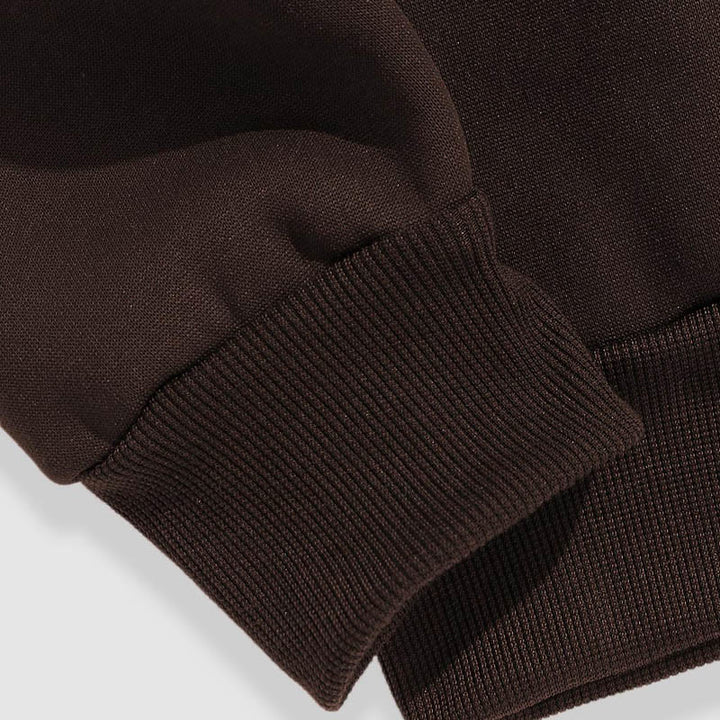 Sweat-shirt à col rond doublé en polaire Buddha Stones BE KIND