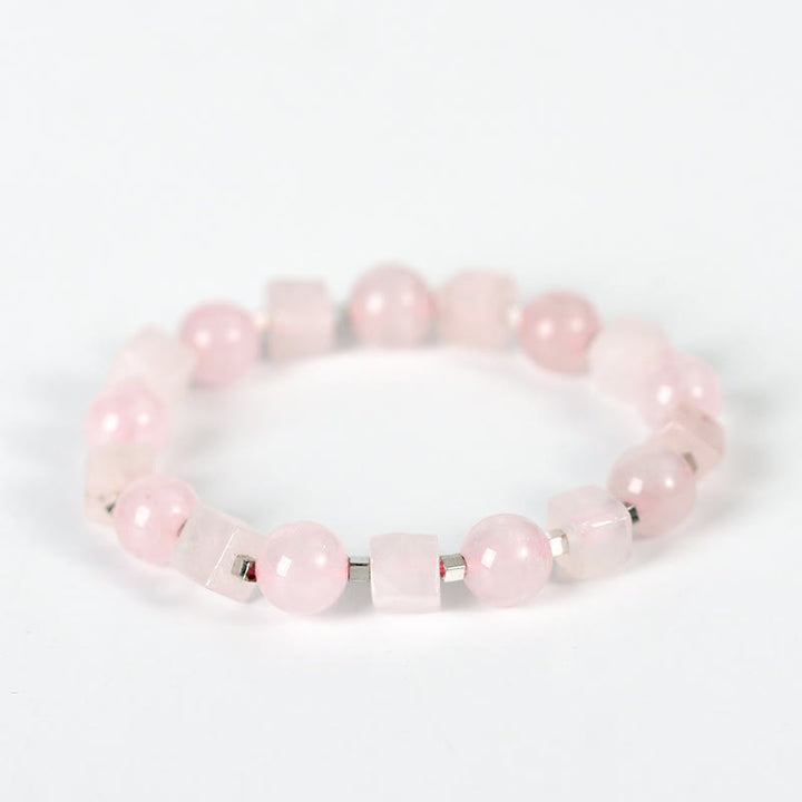 Bracelet de purification en obsidienne noire avec divers cristaux et Buddha Stones