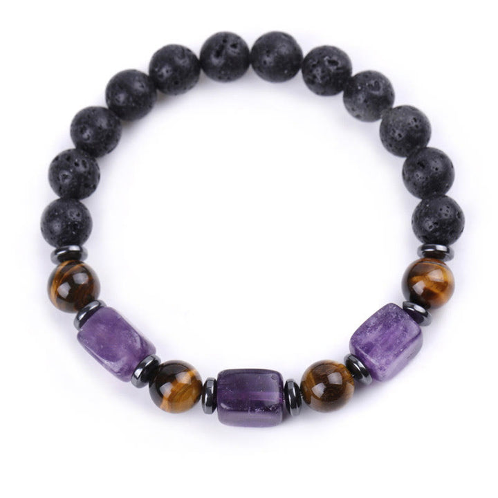 Bracelet calme en Buddha Stones et cristaux divers