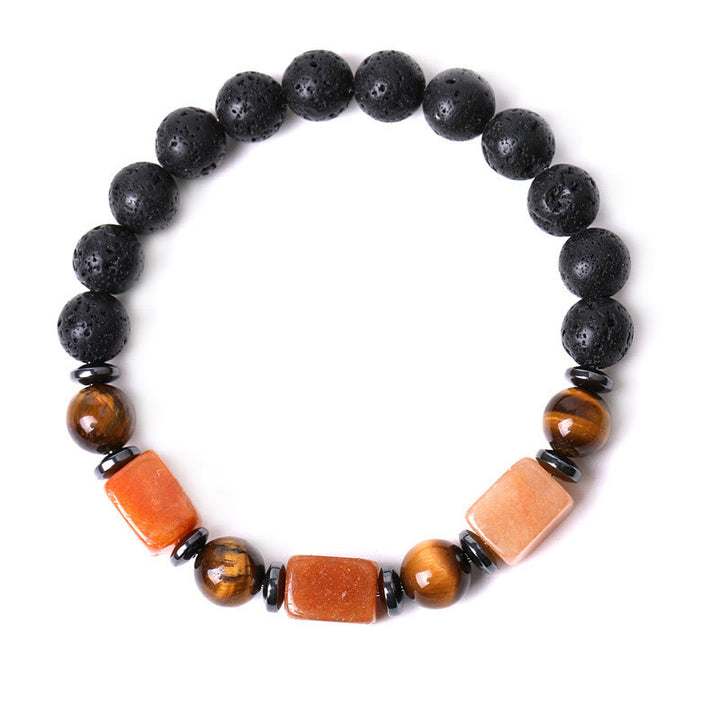 Bracelet calme en Buddha Stones et cristaux divers