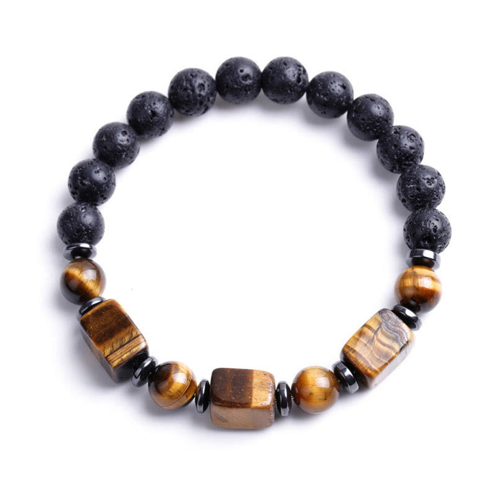 Bracelet calme en Buddha Stones et cristaux divers