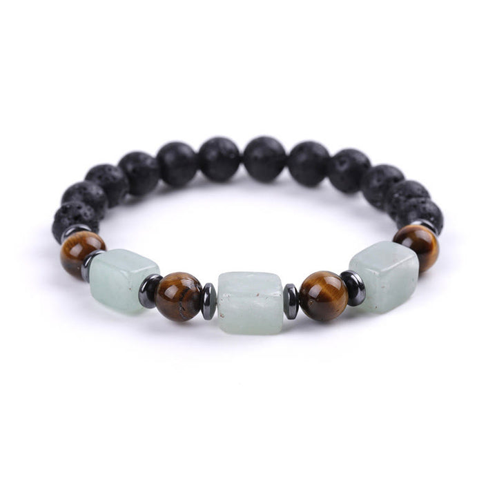 Bracelet calme en Buddha Stones et cristaux divers