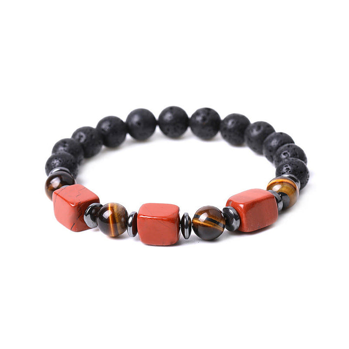 Bracelet calme en Buddha Stones et cristaux divers