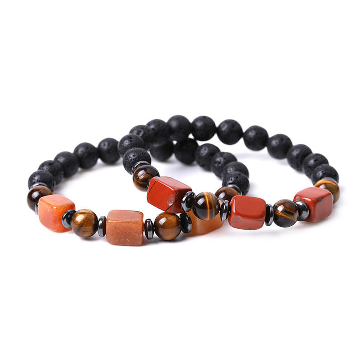 Bracelet calme en Buddha Stones et cristaux divers