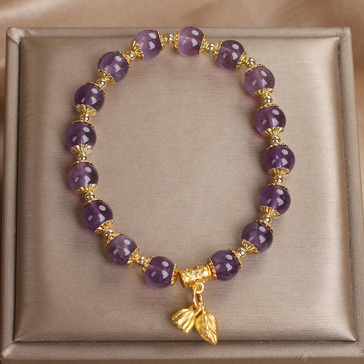 Bracelet Buddha Stones Améthyste Augmente la Noblesse