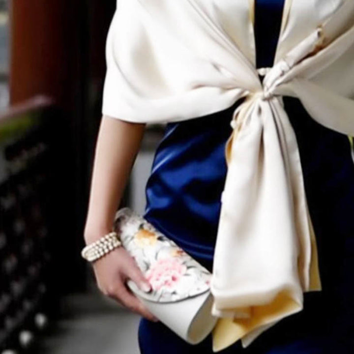 Buddha Stones Pivoine Tulipe Su Broderie Mariage Shopping Sac à main Sac à bandoulière