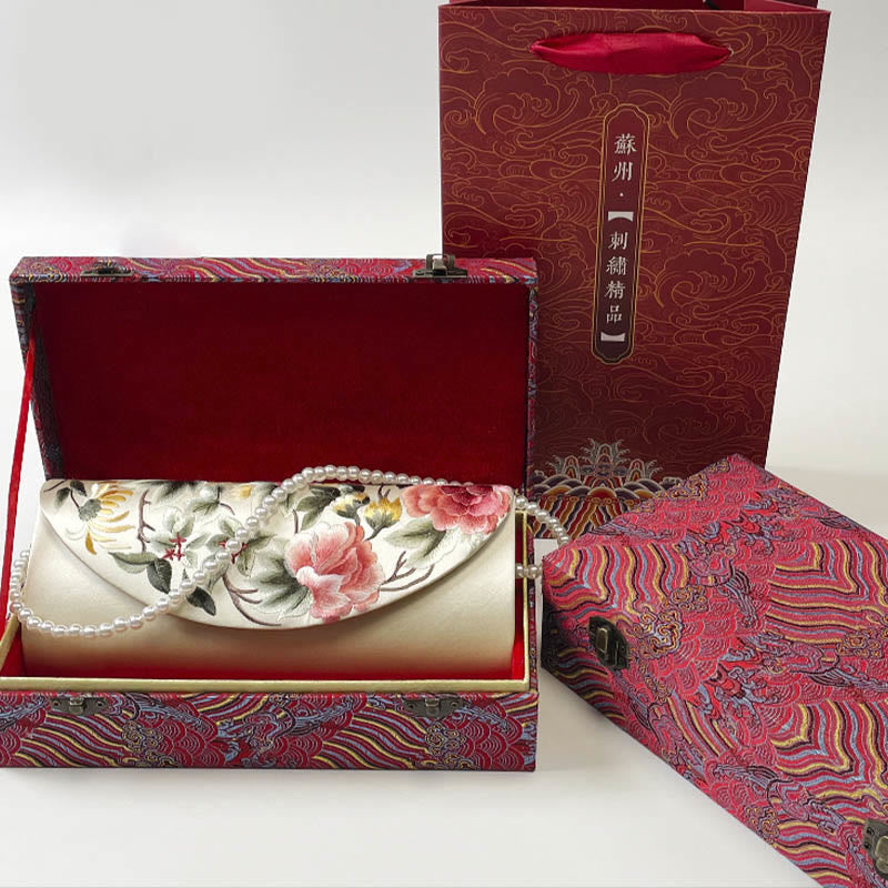 Sac à main brodé Buddha Stones Su pour mariage