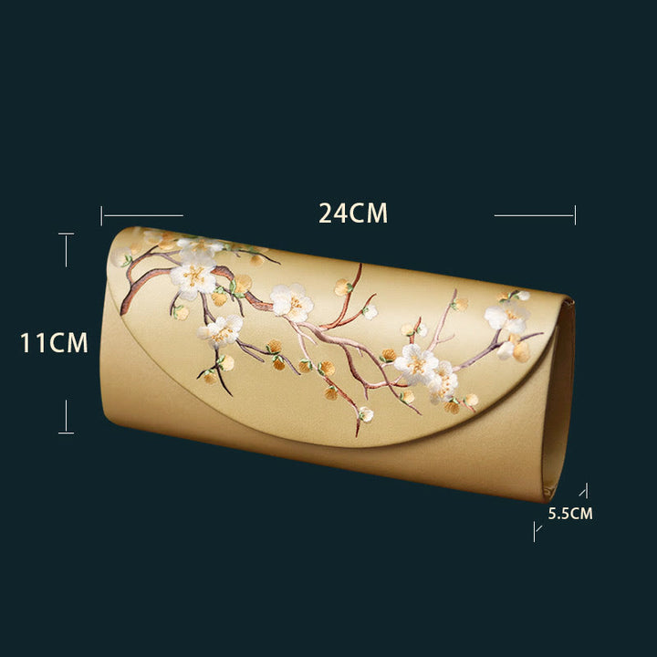 Buddha Stones Prune Bossom Tulipe Su Broderie Mariage Shopping Sac à main Sac à bandoulière