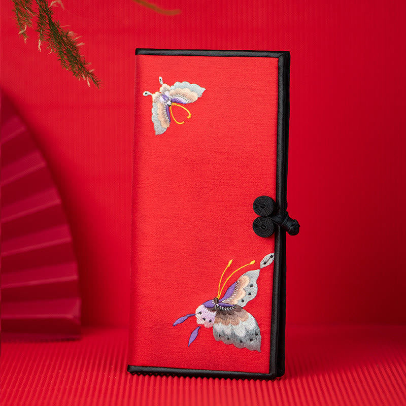 Sac à main brodé Buddha Stones Butterfly Orchid Su Journey Shopping