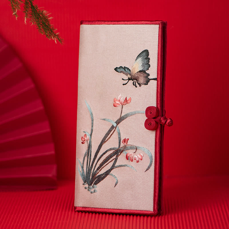 Sac à main brodé Buddha Stones Butterfly Orchid Su Journey Shopping