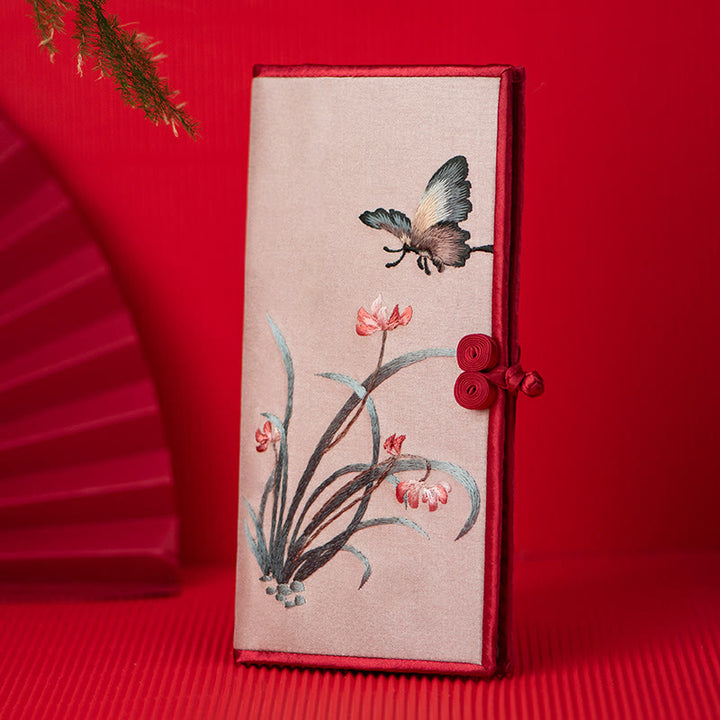 Sac à main brodé Buddha Stones Butterfly Orchid Su Journey Shopping