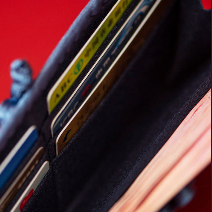 Sac à main brodé Buddha Stones Butterfly Orchid Su Journey Shopping