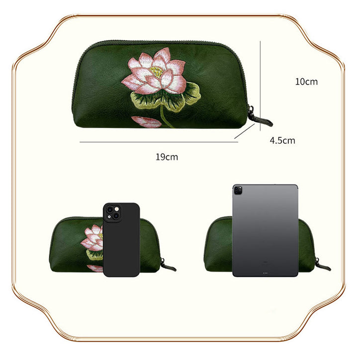 Sac à main brodé Buddha Stones Lotus Su Journey Shopping