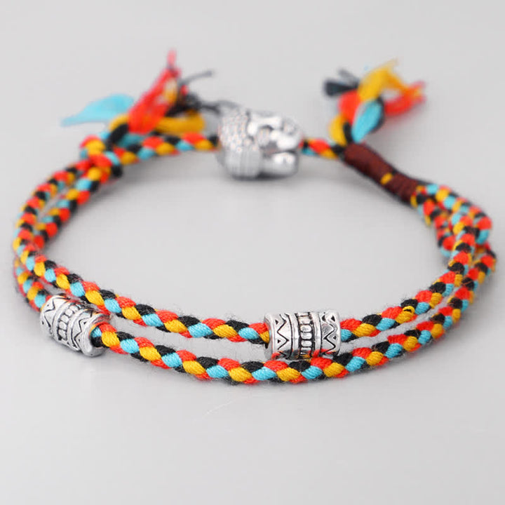 Bracelet de sérénité avec tête de Buddha Stones
