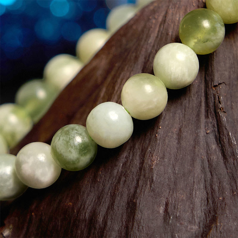 Bracelet Abondance de Buddha Stones en Jade