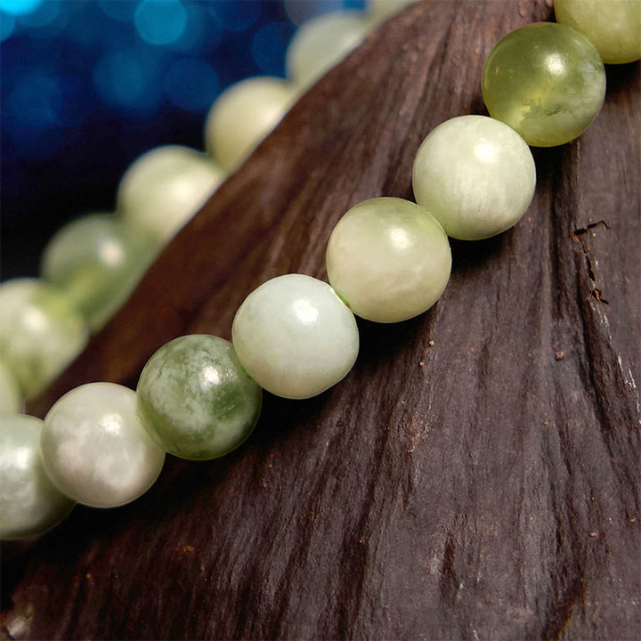 Bracelet Abondance de Buddha Stones en Jade
