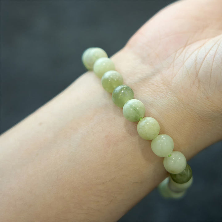 Bracelet Abondance de Buddha Stones en Jade