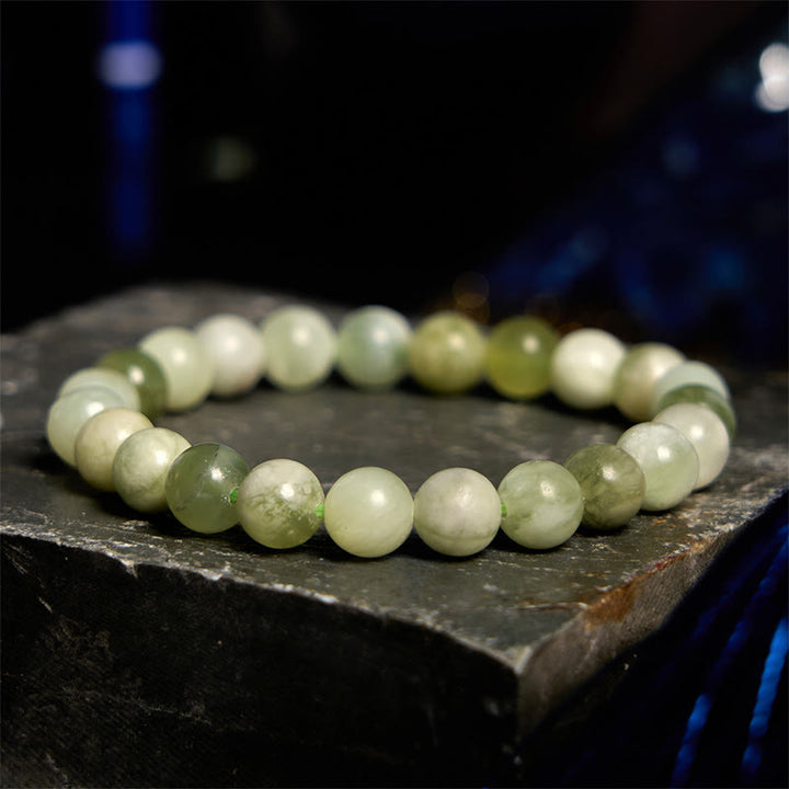Bracelet Abondance de Buddha Stones en Jade