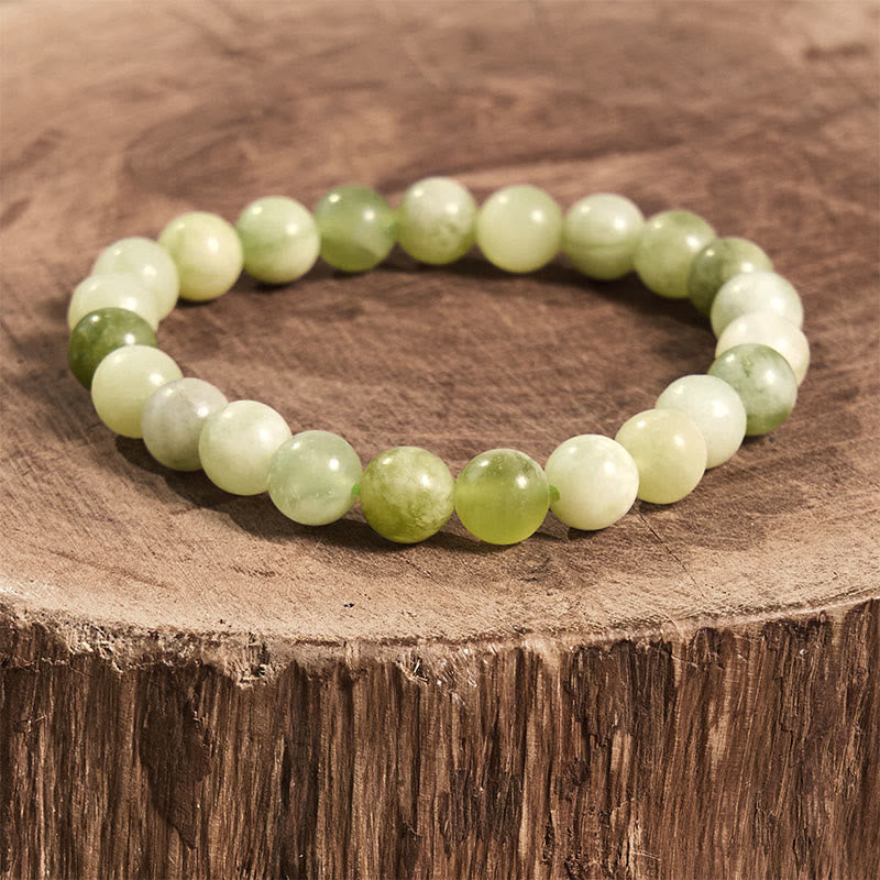 Bracelet Abondance de Buddha Stones en Jade